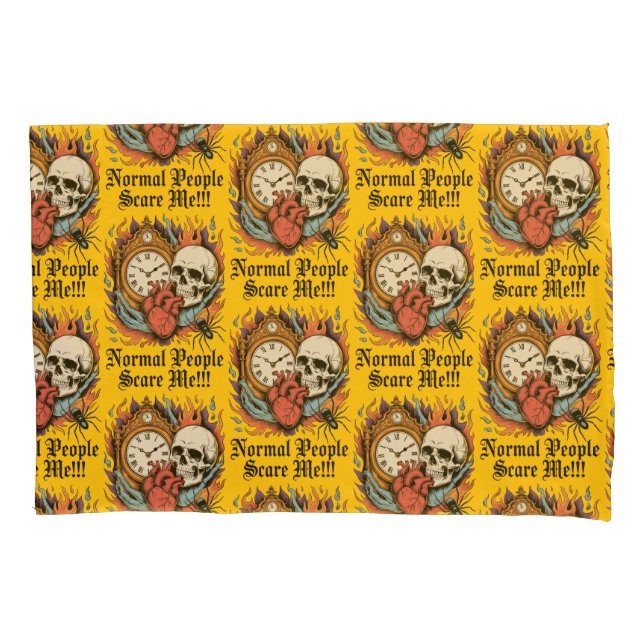 Normal People Scare Me Kissenbezug (Vorderseite)