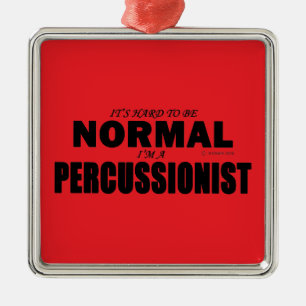 Normal Percussionist Ornament Aus Metall