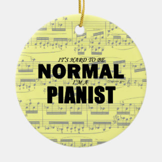 Normal Pianist Keramik Ornament