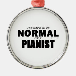 Normal Pianist Ornament Aus Metall