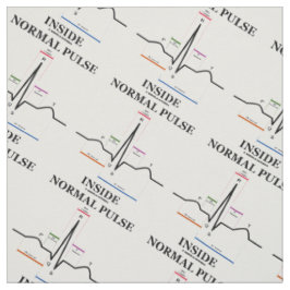 Normal Puls Inside Heartbeat Elektrokardiogramm Stoff