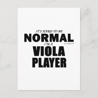 Normal Viola Player Postkarte