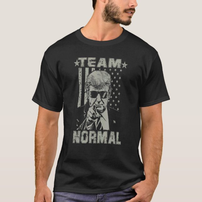Normale Bekleidungsteam-Normal T-Shirt (Vorderseite)