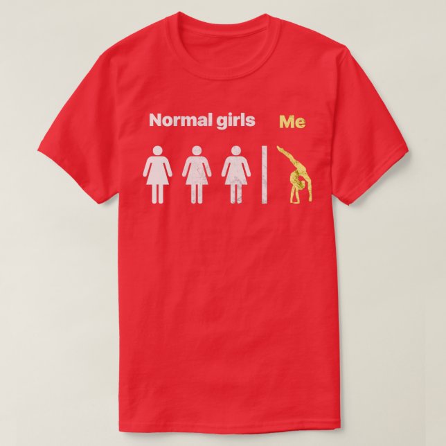Normale Mädchen 1 T-Shirt (Design vorne)