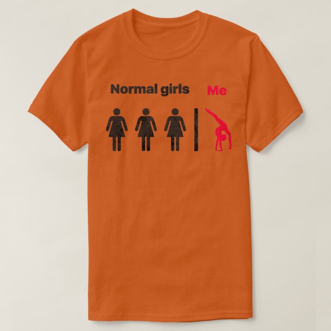 Normale Mädchen T-Shirt (Design vorne)