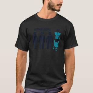 Normale Menschen Ich Sporttauchen Unterwasser Scub T-Shirt