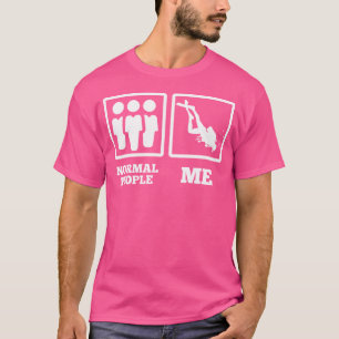 Normale Menschen tauchen Ozean Freediving Sea Apne T-Shirt