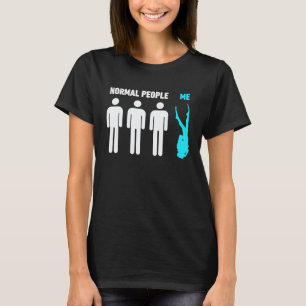 Normale Menschen Vs Ich Tauchen Taucher T-Shirt