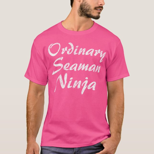 Normale Seaman Job Beruf Funny Work Titel T-Shirt (Vorderseite)