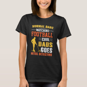 Normale Vater schauen Coolen Väter Fußball auf Met T-Shirt