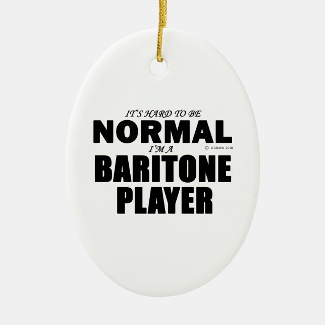 Normaler Baritone Player Keramikornament (Vorne)