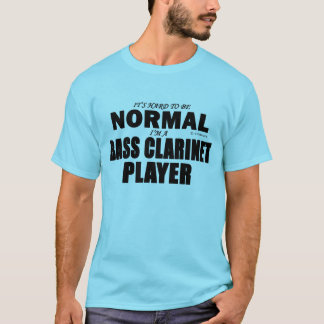 Normaler Bass Klarinettenspieler T-Shirt