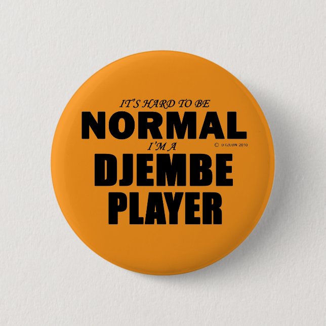 Normaler Djembe Player Button (Vorderseite)