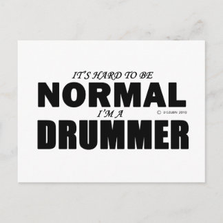 Normaler Drummer Postkarte