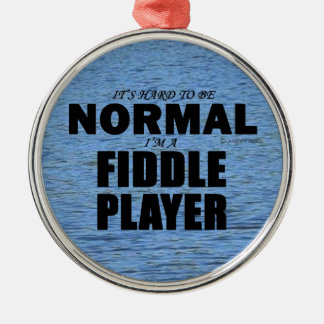 Normaler Fiddle-Player Ornament Aus Metall