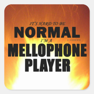 Normaler Mellophone Player Square Sticker