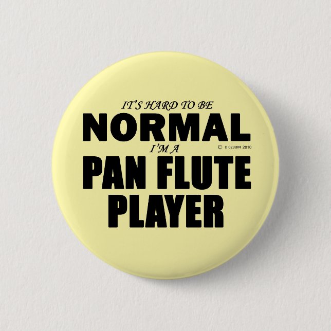 Normaler Pan Flute Player Button (Vorderseite)