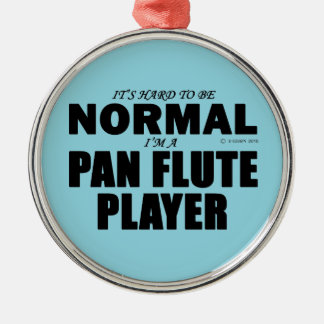 Normaler Pan Flute Player Ornament Aus Metall