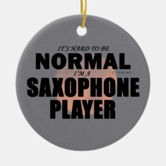 Normaler Saxophon Player Keramik Ornament