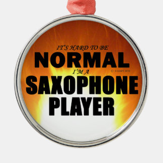 Normaler Saxophon Player Ornament Aus Metall
