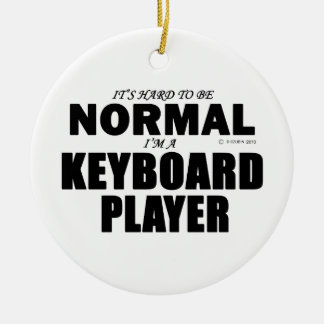 Normaler Tastatur-Player Keramikornament