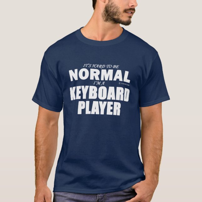 Normaler Tastatur-Player T-Shirt (Vorderseite)