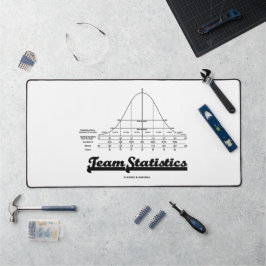 Normaler Vertrieb von Teamstatistiken Schreibtischunterlage