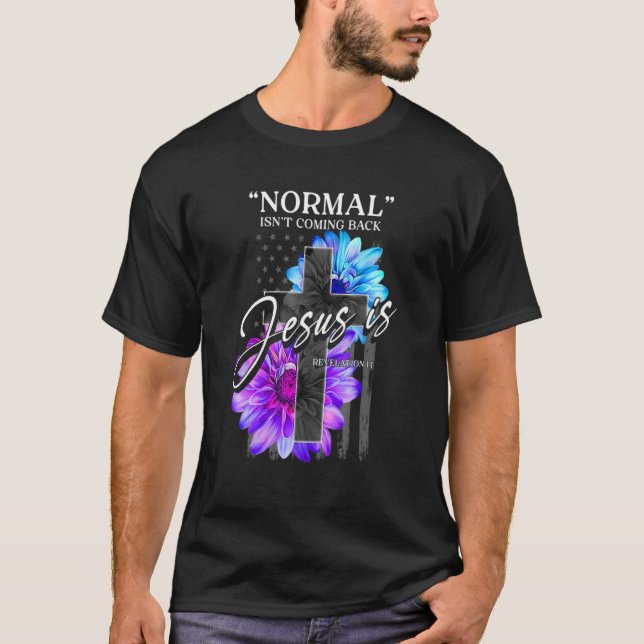 Normalerweise kommt es nicht zurück, aber Jesus is T-Shirt (Vorderseite)