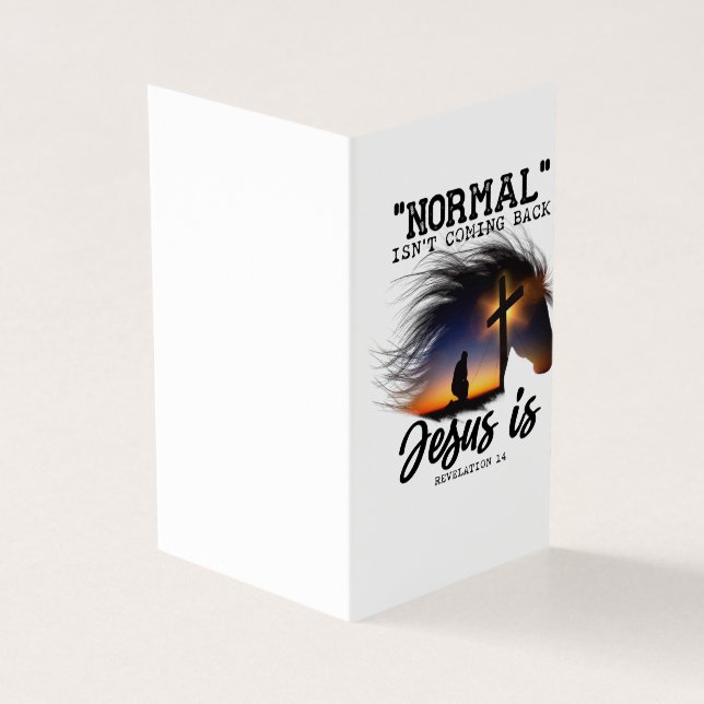 Normalerweise kommt Jesus nicht zurück für Pferdef (Vorderseite)