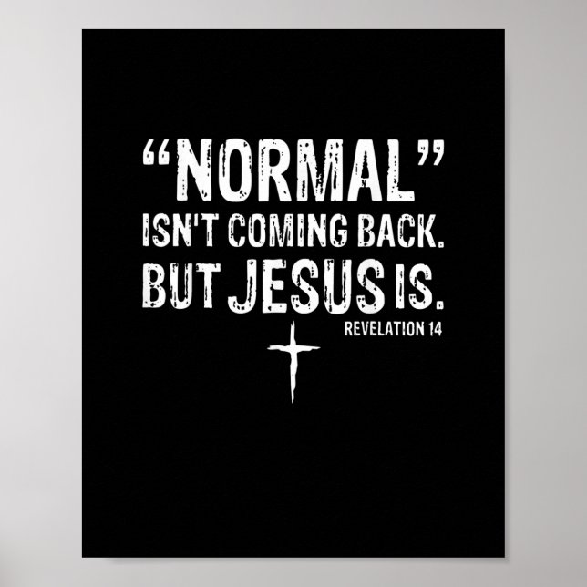 Normalerweise kommt Jesus nicht zurück Poster (Vorne)