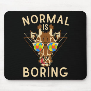 Normalerweise langweilig Autismus Bewusstsein Gira Mousepad