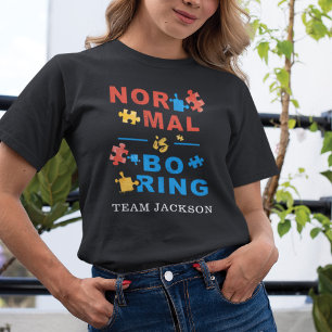 Normalerweise langweilig Rätsel zur Sensibilisieru T-Shirt