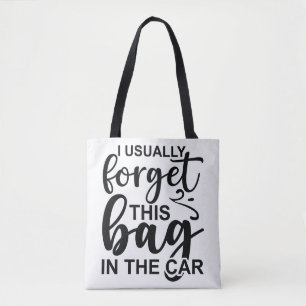 Normalerweise vergesse ich diese Tasche in meinem 