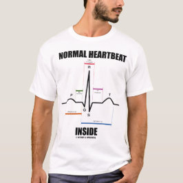 Normales Herzschlag-Innere (EKG) T-Shirt
