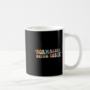 Normalisiere Nüchternheit Ernüchterung Sucht Wiede Kaffeetasse