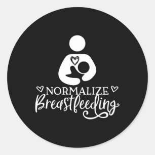 Normalisieren Sie die stillende Unterstützung für  Runder Aufkleber