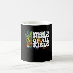 Normalisieren Sie Gedanken aller Art Autismus-Bewu Kaffeetasse