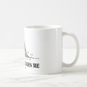 Normalität weicht mir aus (Bell-Kurven-Spaß) Tasse