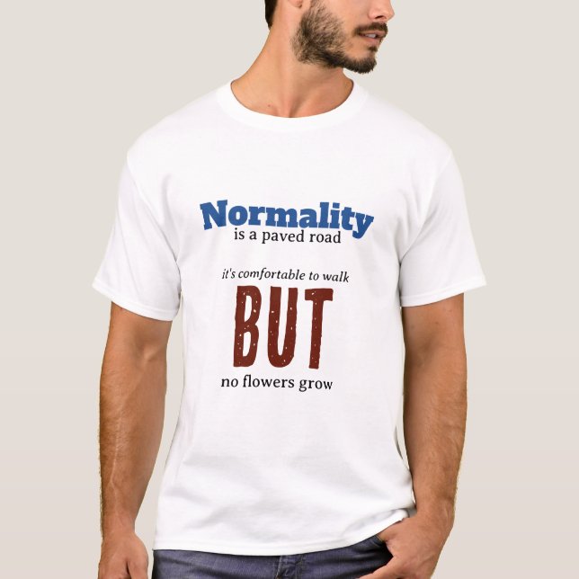 normality t-shirt (Vorderseite)
