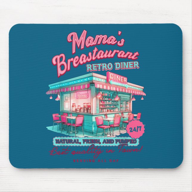 Normalize Breastfeeding Mom Breastfeed Mama's Brea Mousepad (Vorne)