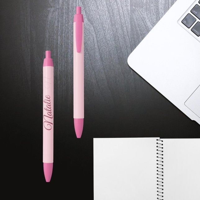 Normallack des Pastellrosas mit Monogramm Kugelschreiber (Von Creator hochgeladen)