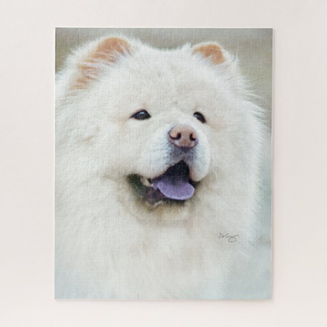 Norman Cream Chow Chow Jigsaw Puzzle (Vertikal)