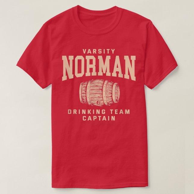 Norman Drink Team Captain Oklahoma Craft Beer O T-Shirt (Design vorne)