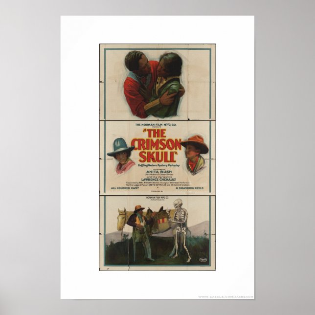 Norman Fil Co präsentiert das Krimson Skull Poster (Vorne)