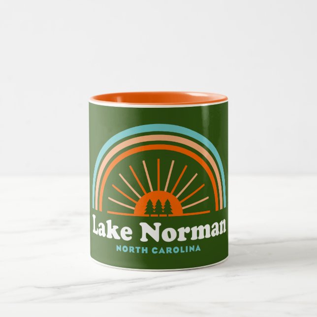 Norman North Carolina Rainbow Zweifarbige Tasse (Mittel)