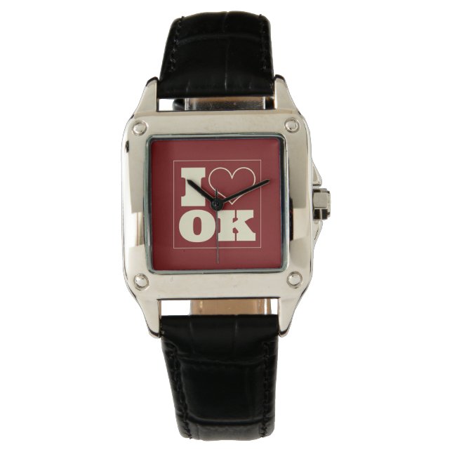 Norman (OK) Football Tailgate Armbanduhr (Vorderseite)