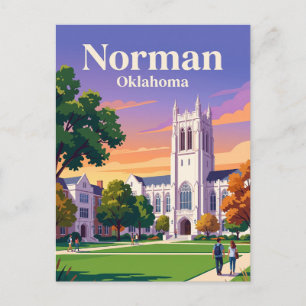 Norman, Oklahoma Postkarte