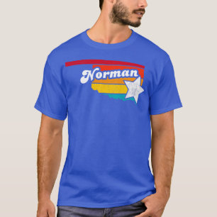Norman Oklahoma Vintag Distressed Souvenir 2 T-Shirt