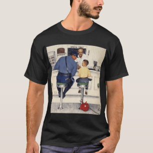 Norman Rockwell Kunststil1 Mädchen Junge Geschenk T-Shirt