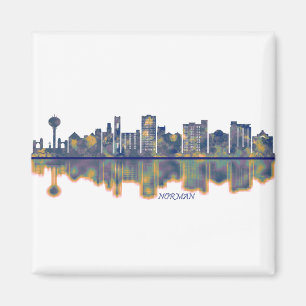 Norman Skyline Magnet